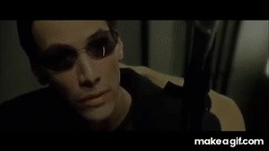THE MATRIX  -  ELEVATOR SCENE on Make a GIF