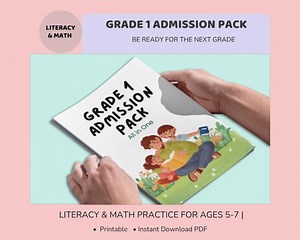 Grade 1 Readiness Workbook PDF | Literacy, Math & Science for Ages 5–7 | Skip Counting, Place Value, Addition and Subtraction - Etsy UK