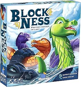 BlockNess Board Game - Family or Adult Strategy Game for 2 to 4 Players. Recommended for Ages 8 & Up