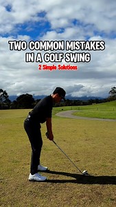 28 reactions | 2 Common Mistakes in every golf swing!! 1️⃣ ❌ Too...