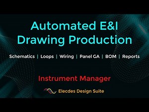 Automatic ECAD Fabrication of a Distribution Board with Instrument Manager and Elecdes