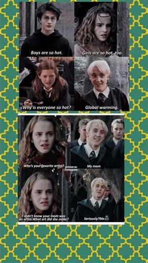 “Funniest Wizard School Meme 😂🔥 | Hotness Confusion & Savage Comeback!” #harrypotter #dracomalfoy
