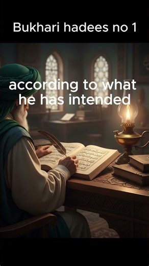 Sahi Bukhari Hadees no 1 about revelation #Bukhari #universe #Islam # religion #education #Hadees