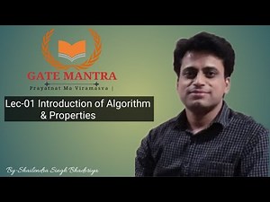 Lec-01 Introduction of Algorithm & Properties of Algorithm