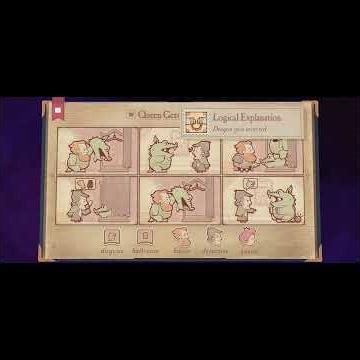 Storyteller Secret stamp collection walkthrough Logical explanation, dragon get arrested