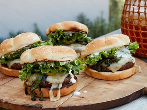 Mushroom and Beef Blended Burgers for the Grill
