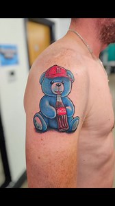 Hey whinkers, Here's todays job, personalised memorial tattoo for the client, Thank you for the trust with this one, Fun one to do, Always love me a bit of colour 🤭, | Josh at Whink Studio