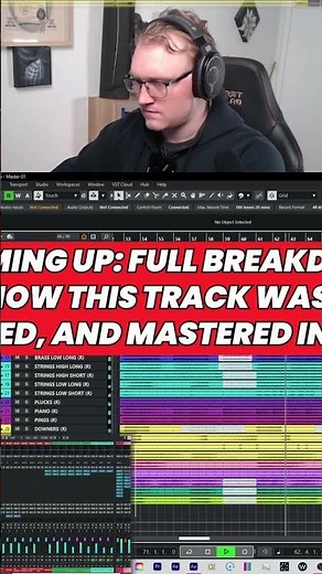 Cubase Music Production: Full Breakdown of the Track Creation Process! #shorts
