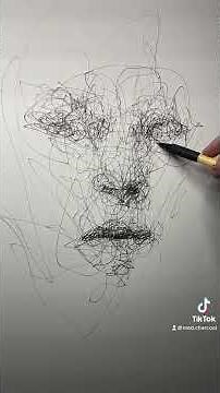 Scribble portrait sketch tutorial
