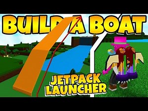 Build a Boat JETPACK LAUNCHER!!! Launch to the BEACH!