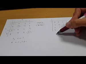[경영과학|OR] 할당 문제: 헝가리법, 헝가리안법 (한국어) Assignment problem: How to (Kuhn's) Hungarian Algorithm