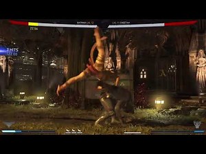 Injustice 2 Batman vs Cheetah