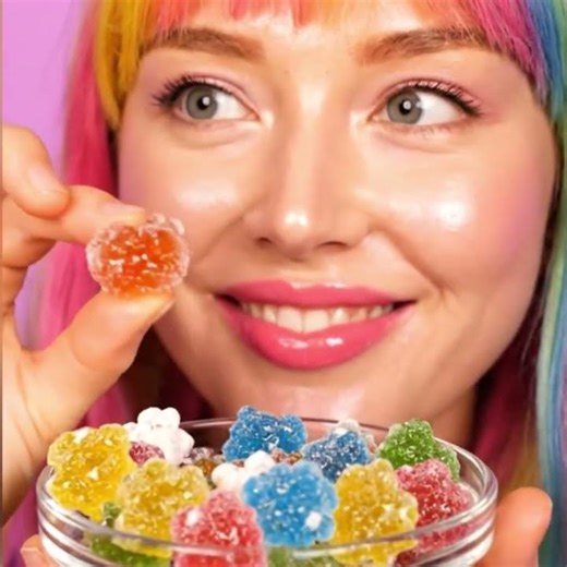 🍿✨ Squishy Jelly Popcorn ASMR 🌈🍬