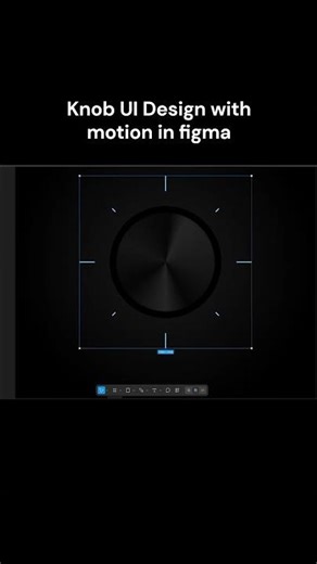 Knob UI Design Componenet #uidesign #uiux #figma