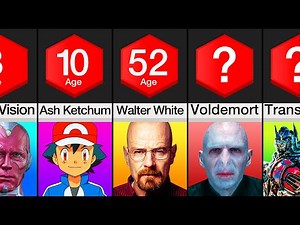 Comparison: Fictional Characters Age (P2)