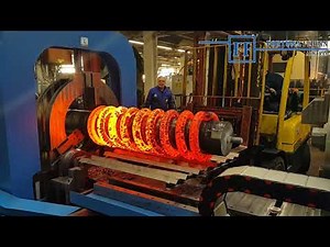 WIM-100-H CNC Custom made hot spring coiling lathe coiler up to 100 mm wire diameter
