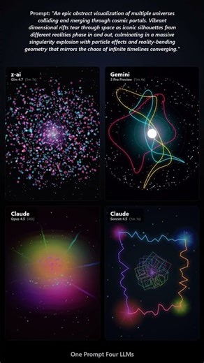 Multiple Universes colliding #ai #coding #aibattle #fyp