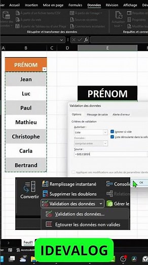 Comment créer une liste déroulante sur Excel