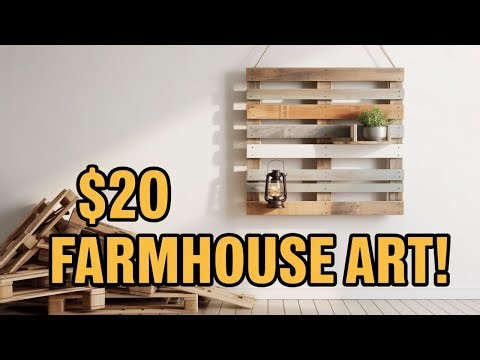 DIY Pallet Wall Art – Transform Any Room for $20!