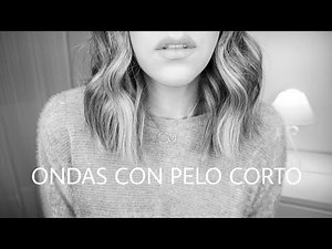 HOW TO MAKE WAVES ON SHORT HAIR WITH A FLAT IRON | Angela Montes