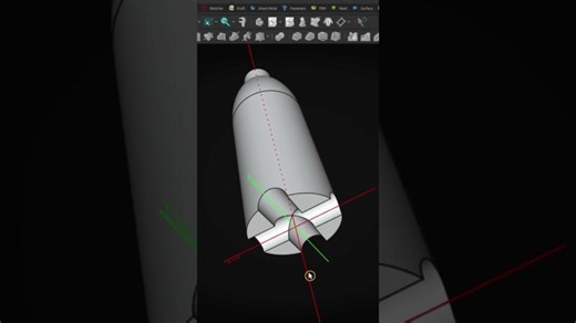 🍶 Learn To Model A Bottle - FreeCAD Tutorial - PET Bottle 3D Model Free - 3D Bottle Model | #Shorts | R.E. Schipper