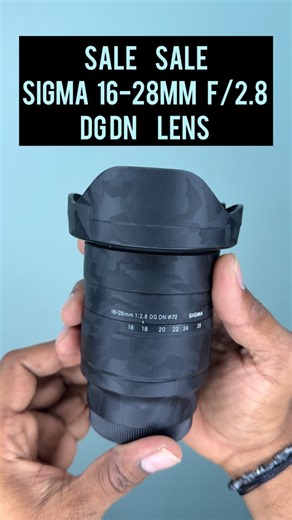 SV Camera's Sale on Instagram: "Sale Sigma 16-28mm f/2.8 DG DN Contemporary Lens for Sony E Mount Full #sigma #photography #videography #sonyfx3 #cinematography #sonyalpha #sigma35mmart #telanganaphotographicsociety #cameramama #sony #candid #drone"