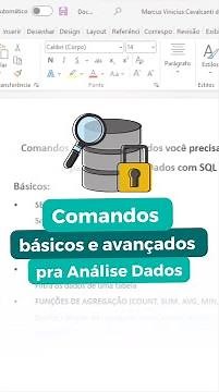 What basic and advanced commands do you need to learn for Data Analysis with SQL? | #shorts