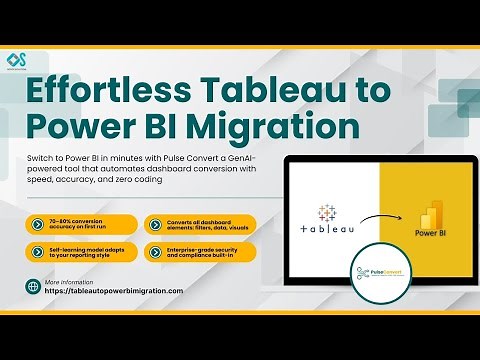 Tableau to Power BI Migration with Pulse Convert – Full Demo