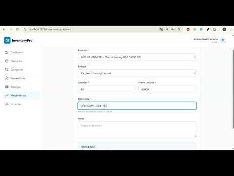 Enterprise Inventory Management System - Full Stack Demo (.NET 9 + SvelteKit)