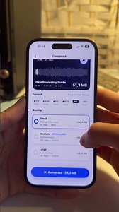 How to Compress a Voice Memo on iPhone