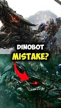 Why Does This Dinobot Have an Autobot Logo? #transformers #optimusprime