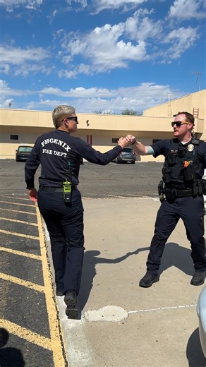 👮‍♂️🤝👩‍🚒 Different uniforms. One mission. This Arizona First Responders Day, Phoenix Police and Fire want you. If you’ve got heart, hustle, and a drive to make a difference—this is your moment. Real impact. Real teamwork. Real purpose. 👮‍♀️JOINPHXPD.com 🚒 Phoenix.gov/Fire | Phoenix Fire Department