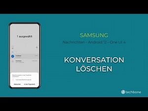Chat löschen (Nachrichten-App) - Samsung [Android 12 - One UI 4]