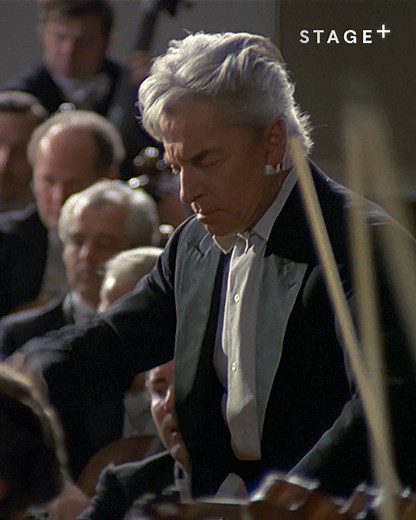 Brahms’s triumphant First Symphony, first performed on this day in 1876, was instantly nicknamed “Beethoven’s Tenth” for its immense power and heroic scope. This definitive 1973 recording showcases Herbert von Karajan at the peak of his reign of the Berliner Philharmoniker. Now streaming at stage.plus/Karajan. | STAGE