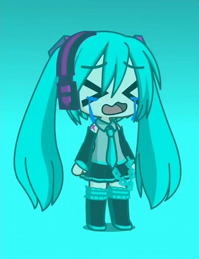Hatsune Miku Crying #Miku #Vocaloid