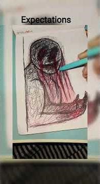 CAN u draw OVERTHINKING on PAPER ..? 🫨🫠 #youtubeshorts #overthinking #views #viralvideo #art #sketch