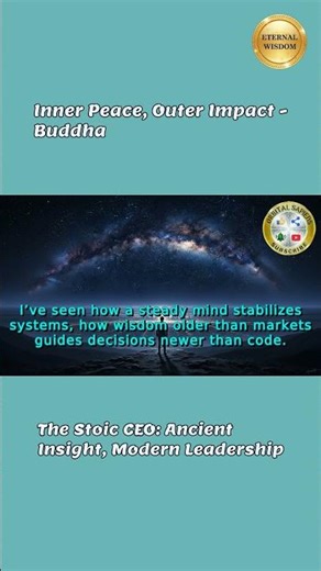 Inner Peace Outer Impact : The Stoic CEO: Ancient Insight, Modern Leadership