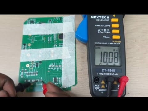 How to check SMD resistor value ।। #resistance #multimeter #clampmeter
