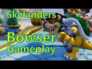 Skylanders: SuperChargers Bowser Gameplay