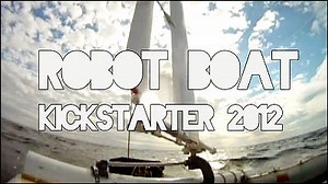 全自動運転で海上の指定したポイントを調査してデータを送信してくるボート「Robotboat Mark VI」