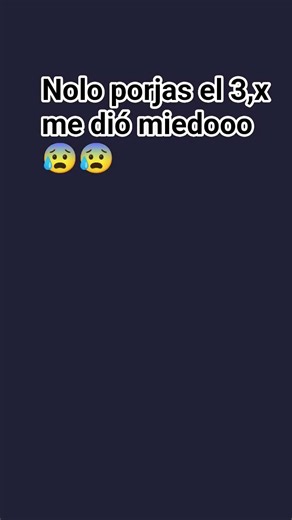 medio miedo