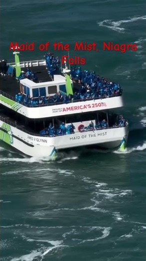 🌊 Feel the Power of Niagara Falls | Maid of the Mist 🚤💙