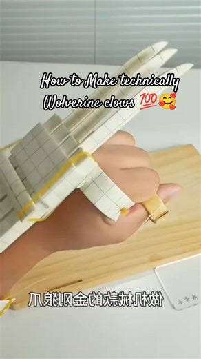 how to make technical wolverine clows 💯🥰, virul craft making #shorts