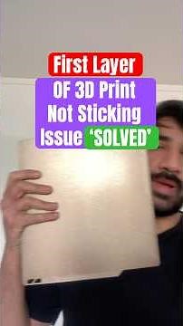 How to clean Build Plate of a 3D Printer #3dprintingtips