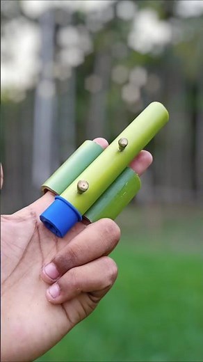 DIY Bamboo Air Popper | Handmade Eco Toy with Balloon Pressure!