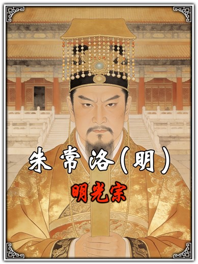明光宗朱常洛：明朝最惨 "一月天子"