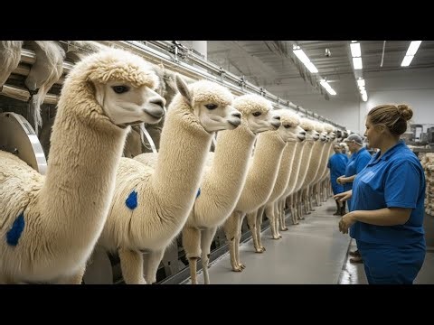 Inside the Alpaca Wool Processing Factory – From Alpaca Fleece to Premium Fabric