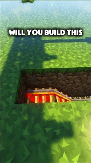 Building a functional swing in Minecraft be like #minecraftshorts #tutorial