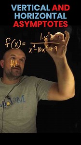 How to find horizontal & vertical asymptotes of rational functions fast!