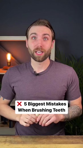 ❌ 5 Biggest Mistakes When Brushing Teeth! #teeth #oralhealth #oralhygiene | Health With Cory